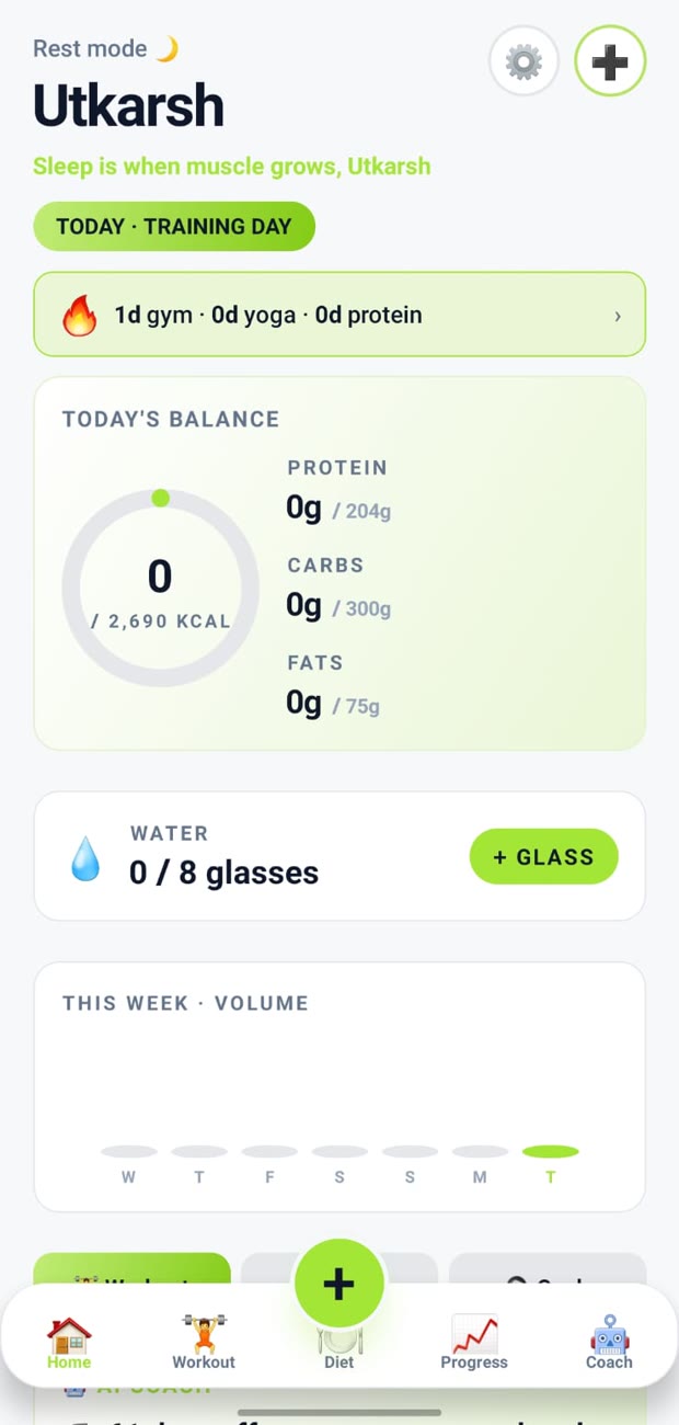 FitForge training and nutrition app